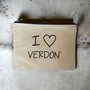 Zipped Pouch I love Verdon